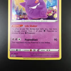 Gengar SWSH052 Pokemon Sword & Shield Black Star Promo Card - Image 3