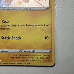 Pokemon TCG SHINING FATES SHINY VAULT Yamper Shiny Holo Rare SV039 MP Card - Image 4
