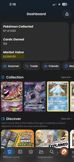 Pokemon TCG 102-Card binder market worth $3,986 with LUGIA MISS PRINT - Image 1