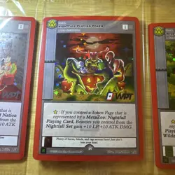 Sealed MetaZoo Playing Poker Set of 3 Kickstarter Promo Cards USPCC WPT Holo - Image 3