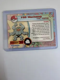 Machamp 1999 Topps Pokemon TV Series 1 Black Label Card NM/NM+ - Image 2