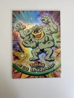 Machamp 1999 Topps Pokemon TV Series 1 Black Label Card NM/NM+ - Image 3