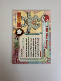 Machamp 1999 Topps Pokemon TV Series 1 Black Label Card NM/NM+ - Image 4