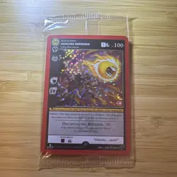 MetaZoo Nightfall Headless Horseman Channel Fireball Sealed Full Holo Promo Card - Image 1