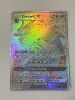 Pokemon TCG Zoroark GX Shining Legends Holo Card 77/73 Secret Rare - Image 1