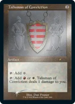 Talisman of Conviction (Retro Frame) (Foil Etched) -Foil Near Mint MTG - Image 1