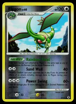 Pokemon Card - Flygon Rising Rivals 5/111 Holo Rare Reverse Holo - Image 1