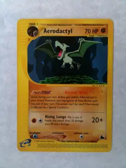 Pokemon Card Aerodactyl 1/144 Skyridge Rare Non-Holo Vintage NM 2003 - Image 1