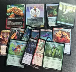 Magic The Gathering MARVEL SUPER HEROS Card Lot Of 14 Kingpin The Thing - Image 1
