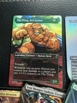 Magic The Gathering MARVEL SUPER HEROS Card Lot Of 14 Kingpin The Thing - Image 2