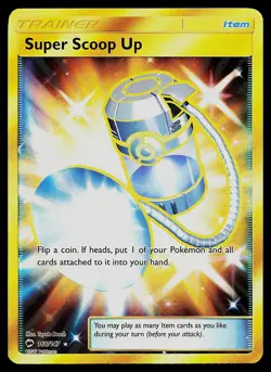 Pokemon Card - Super Scoop Up Burning Shadows 166/147 Secret Rare - Image 1