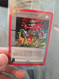 Nightfall Playing Poker MetaZoo WPT Holo Promo Card Sealed 2/3 Free Shipping - Image 3
