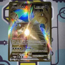 Pokemon TCG Dragonite EX Full Art Ultra Rare Card 106/108 Evolutions Full Holo - Image 1