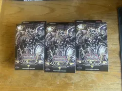 Yugioh TCG Dark World 1st Edition Structure Decks x 3 SEALED! - Image 1