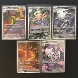Lot of 5x Illustration Rare Pokemon Cards- Mega Evolution - Vulpix 138, Steelix+ - Image 1