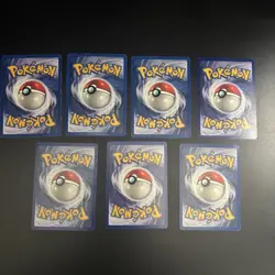 Pokemon TCG 1999 Vintage 7 Card Lot Base/Jungle/Fossil/holo/1st Ed/rocket - Image 2