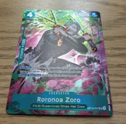 Roronoa Zoro (OP13-037) TR Treasure Rare Adventure on Kami's Island (OP15-EB04) - Image 2