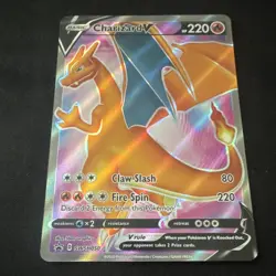 Pokemon TCG 2-Card Promo Lot Charizard V SWSH050 Holo & Charizard ex 056 - Image 2