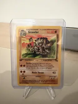 Pokemon 12-Card 1st Edition Lot Rocket Fossil Jungle Non-Holo English 1999 - Image 3