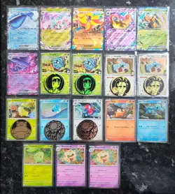 Pokemon TCG Cosmos Holo Promo & ex 18 Card Job Lot Bundle & Coins N/M - Image 1