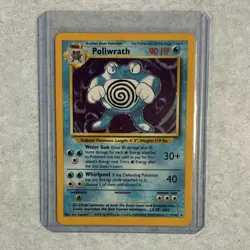 Pokemon TCG WOTC Vintage 4 Card Lot Venomoth Poliwrath Dark Weezing Arbok - Image 4