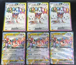 Tatsugiri Ex Pokemon TCG Card Lot - Image 1