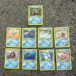 Wizards of the Coast Pokemon TCG Gym Heroes Misty 9-Card Lot English Regular - Image 1