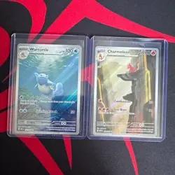 Pokemon TCG 151 2-Card Holo Lot Wartortle 171/165 Charmeleon 169/165 EN - Image 1