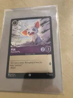 Disney Lorcana Moana Pua-Disgruntled Pig (Foil) - Image 1