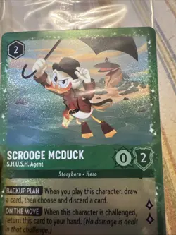 Disney Lorcana TCG: Scrooge McDuck - S.H.U.S.H. Agent SEALED Promo 36/P3 - Image 2