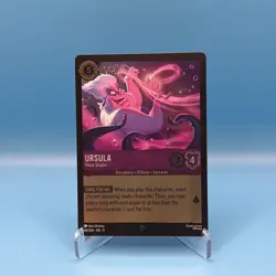 Disney Lorcana TCG - Fabled - Ursula - Voice Stealer Rare 44/204 cold foil - Image 1