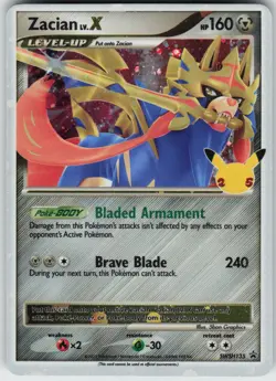 Holo Foil Zacian LV. X SWSH135 Promo SWSH: Sword & Shield Promo Cards - Image 1