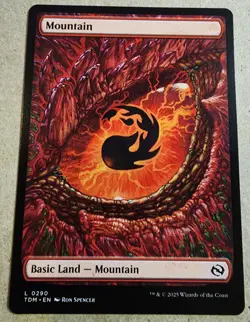 Mountain - (0290) Regular Dragon Eye - Tarkir: Dragonstorm - Mtg - Image 1