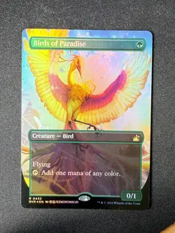 Birds of Paradise (Ravnica Remastered) FOIL ANIME - Magic (MTG) Near Mint - Image 1