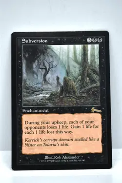 MTG, SUBVERSION (x2), URZA'S LEGACY, NM, NEVER PLAYED - Image 1