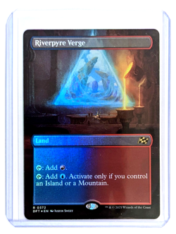 Riverpyre Verge R 0372 Borderless FOIL MTG Aetherdrift DFT EN NM/M - Image 3