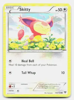 Skitty 104/146 Common XY Pokemon LP - Image 1