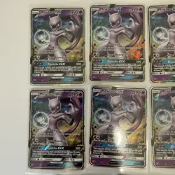 2017 Pokemon Mewtwo GX 39/73 Shining Legends Holo (Lot of 8) - Image 2