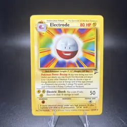 Electrode 25/130 Base Set 2 Pokemon Vintage Rare Non Holo Card NM -c - Image 1