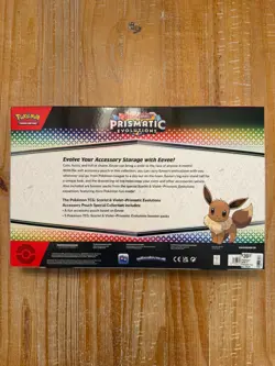 Pokemon TCG Prismatic Evolutions Accessory Pouch Special Collection Box Sealed - Image 2
