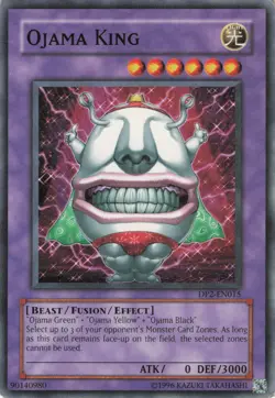 Yugioh Ojama King DP2-EN015 Common LP - Image 1