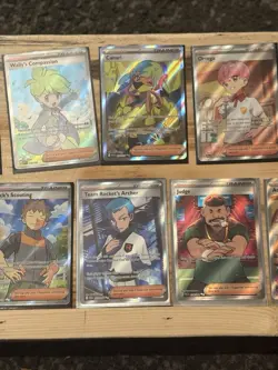 Pokemon Full Art Trainer Lot 40 Cards NM Miriam Gloria Team Rocket’s Archer - Image 4