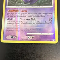 Pokemon Gengar TCG Reverse Holo Rare Card 16/99 Platinum Arceus 2009 - Image 3