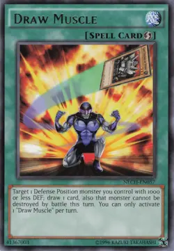 Yugioh Draw Muscle NECH-EN057 Rare NM - Image 1
