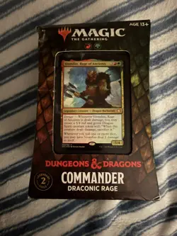 MTG D&D Adventures in the Forgotten Realms Commander: Draconic Rage (Sealed) - Image 1