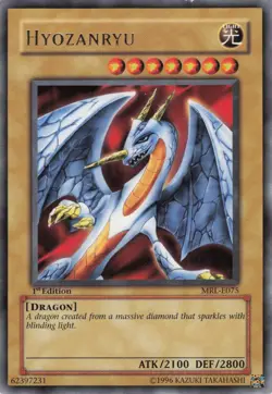 Yugioh Hyozanryu MRL-E075 Rare 1st Edition LP - Image 1