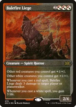 Balefire Liege** ETECHED FOIL ** #478 - Double Masters 2022 - NM MTG - Image 1
