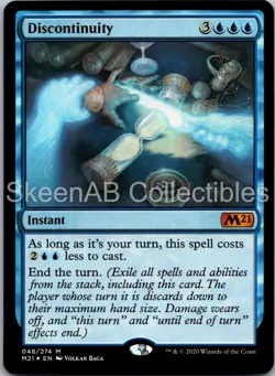 MTG SkeenAB Discontinuity FOIL Core Set 2021 NM - Image 1