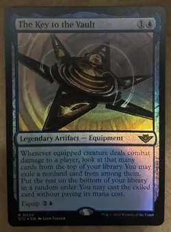 Foil* The Key to the Vault - Outlaws of Thunder Junction - N M MTG - Image 1