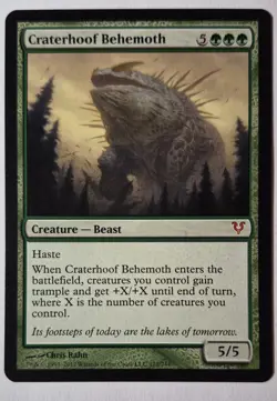 Craterhoof Behemoth Avacyn Restored Regular - Image 1